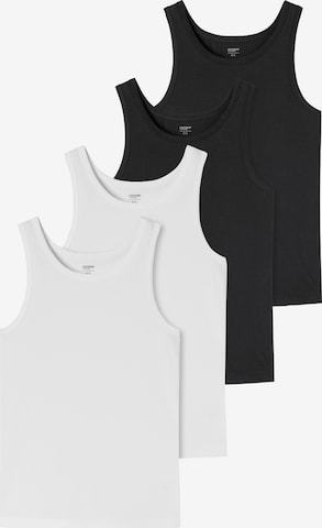 uncover by SCHIESSER Onderhemd in Zwart: voorkant