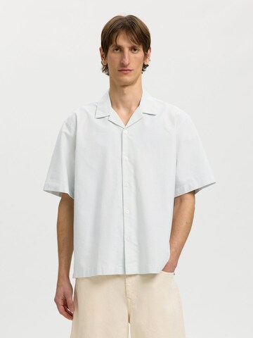 SELECTED - Camisa en blanco: frente