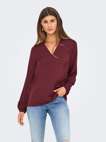ONLY Blouse 'ONLLucy' in Rood: voorkant
