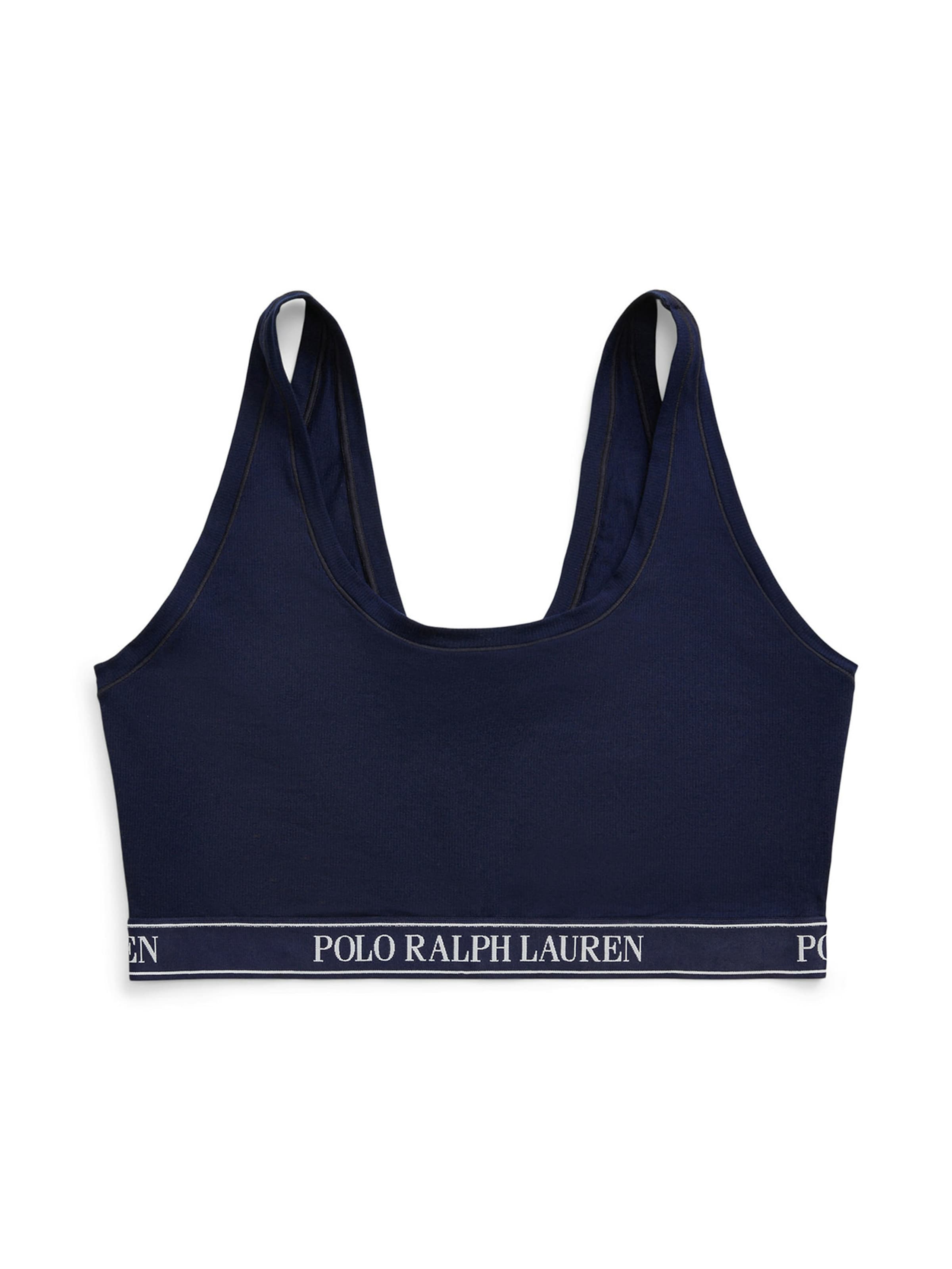 Polo Ralph Lauren BH ' Built Up Bralette - Polo Essentials ' in de kleur Navy, Productweergave