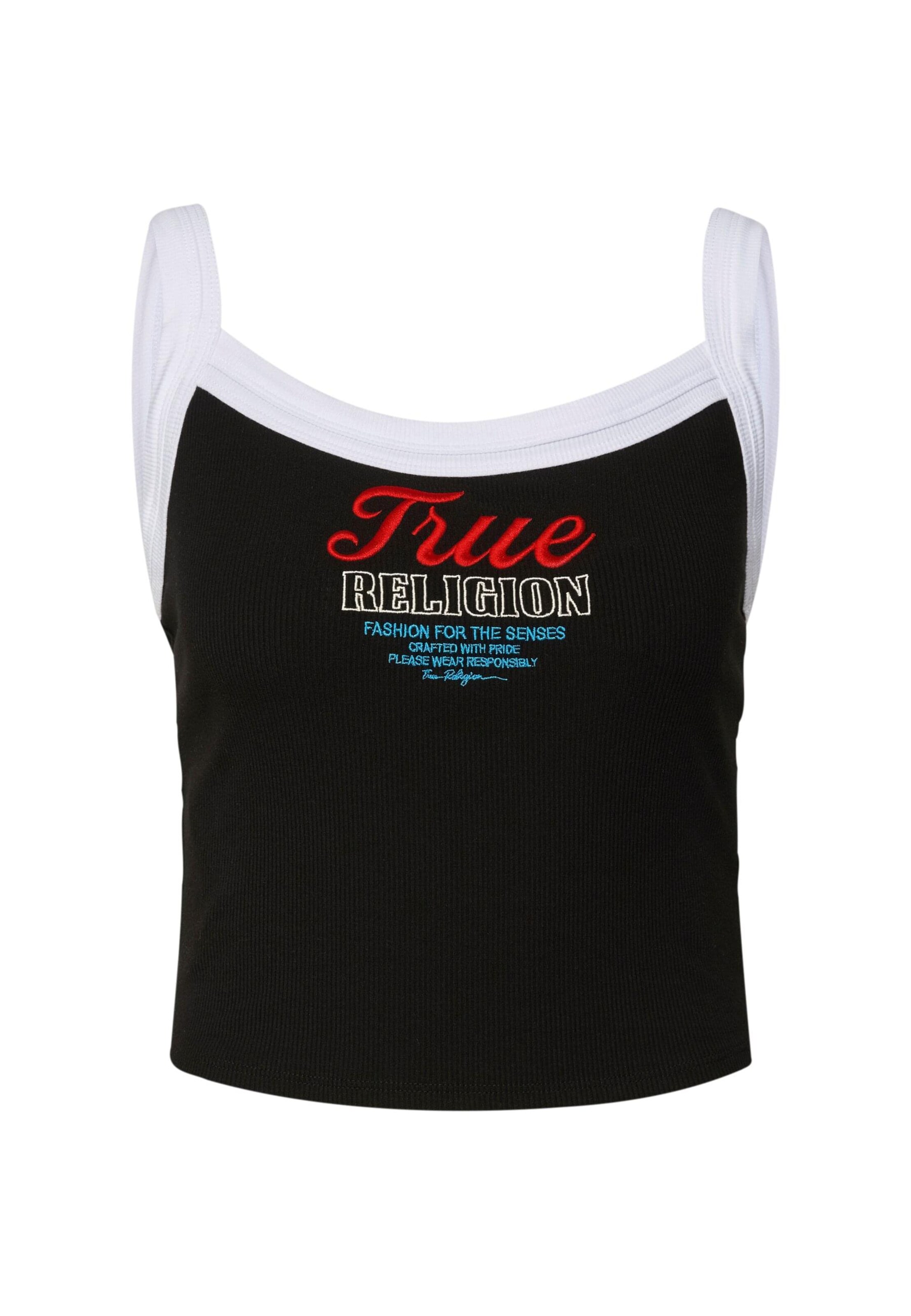 Haut True Religion en noir : devant