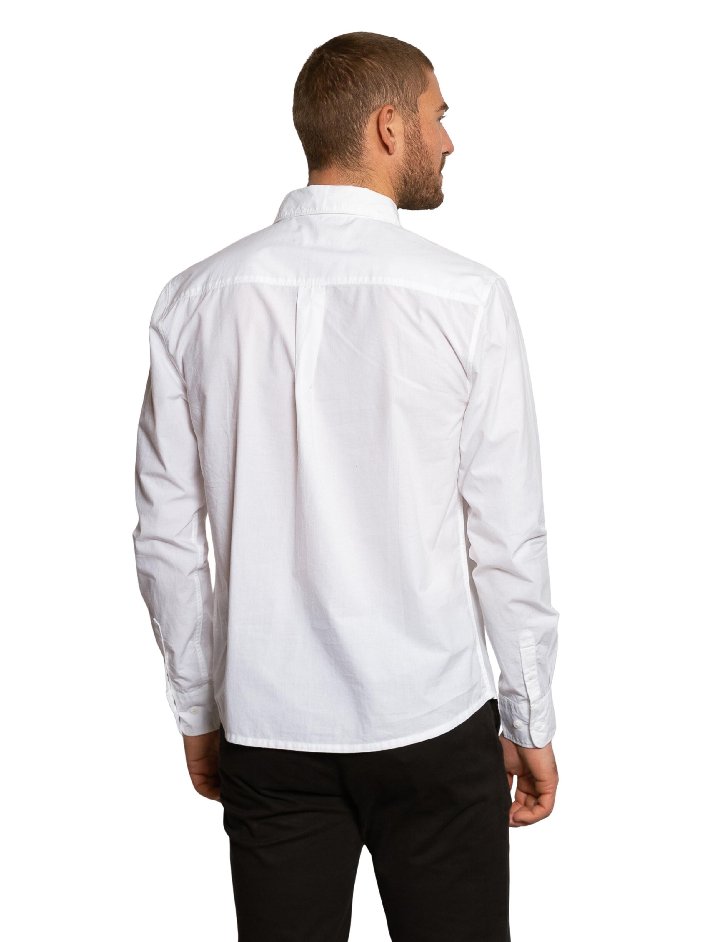 Coupe regular Chemise 'Charles' LDB en blanc