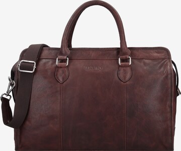 Sac week-end 'Don Pietro' mano en marron : devant