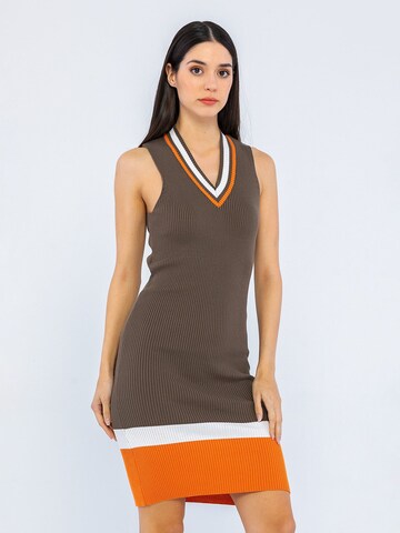 Abito in maglia di Dandalo in verde