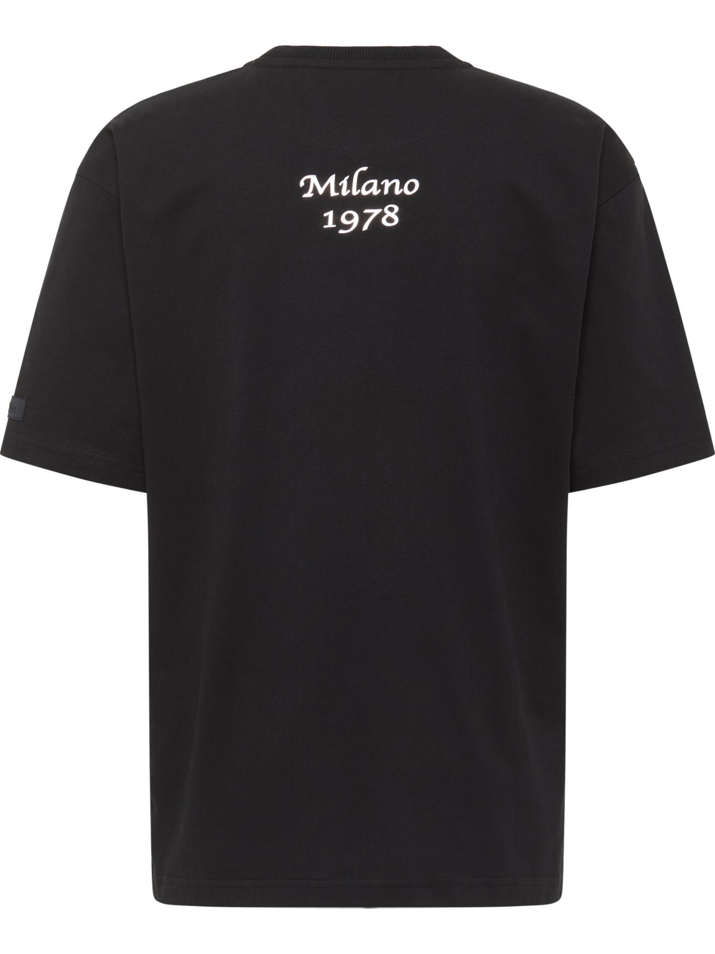 Carlo Colucci Shirt ' Di Pastena ' in Schwarz