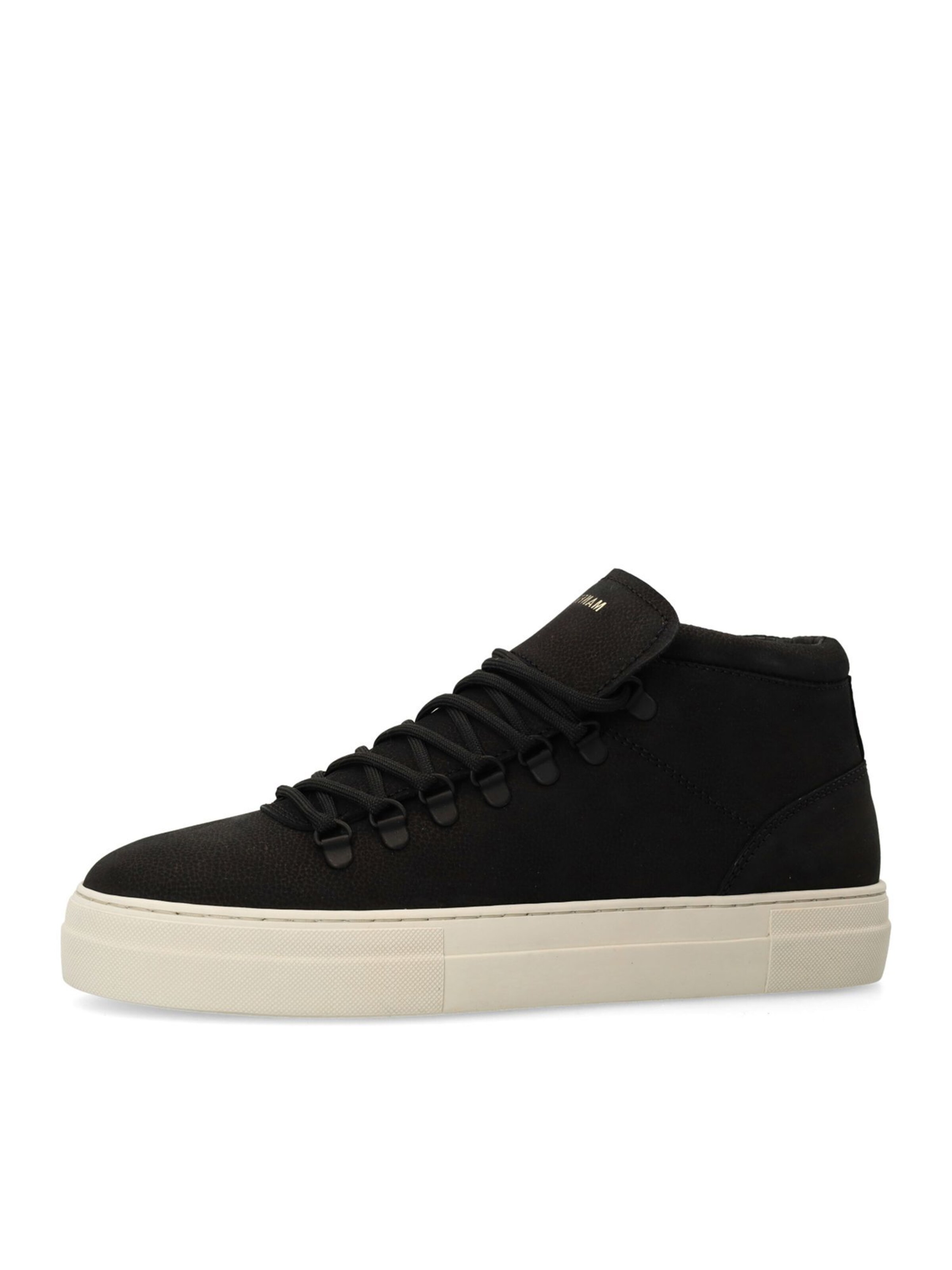 MANFIELD Sneaker in Schwarz: Vorderseite