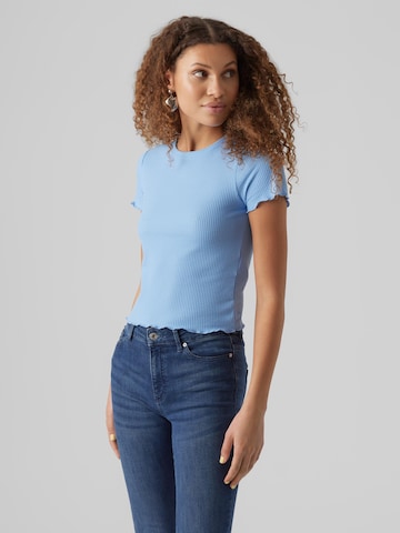 VERO MODA Shirt 'Emma' in Blauw: voorkant
