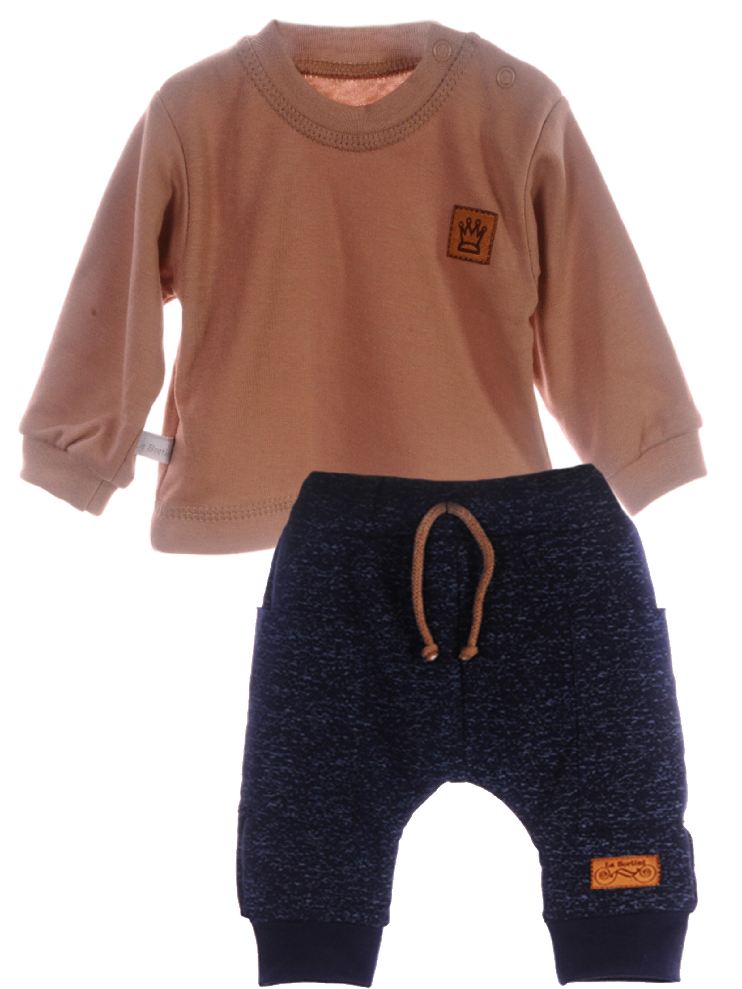 La Bortini Jogginganzug‌‌‌‌‌ in Braun: Vorderseite