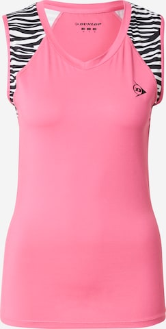 rožinė DUNLOP Sportiniai marškinėliai be rankovių 'GAME': priekis