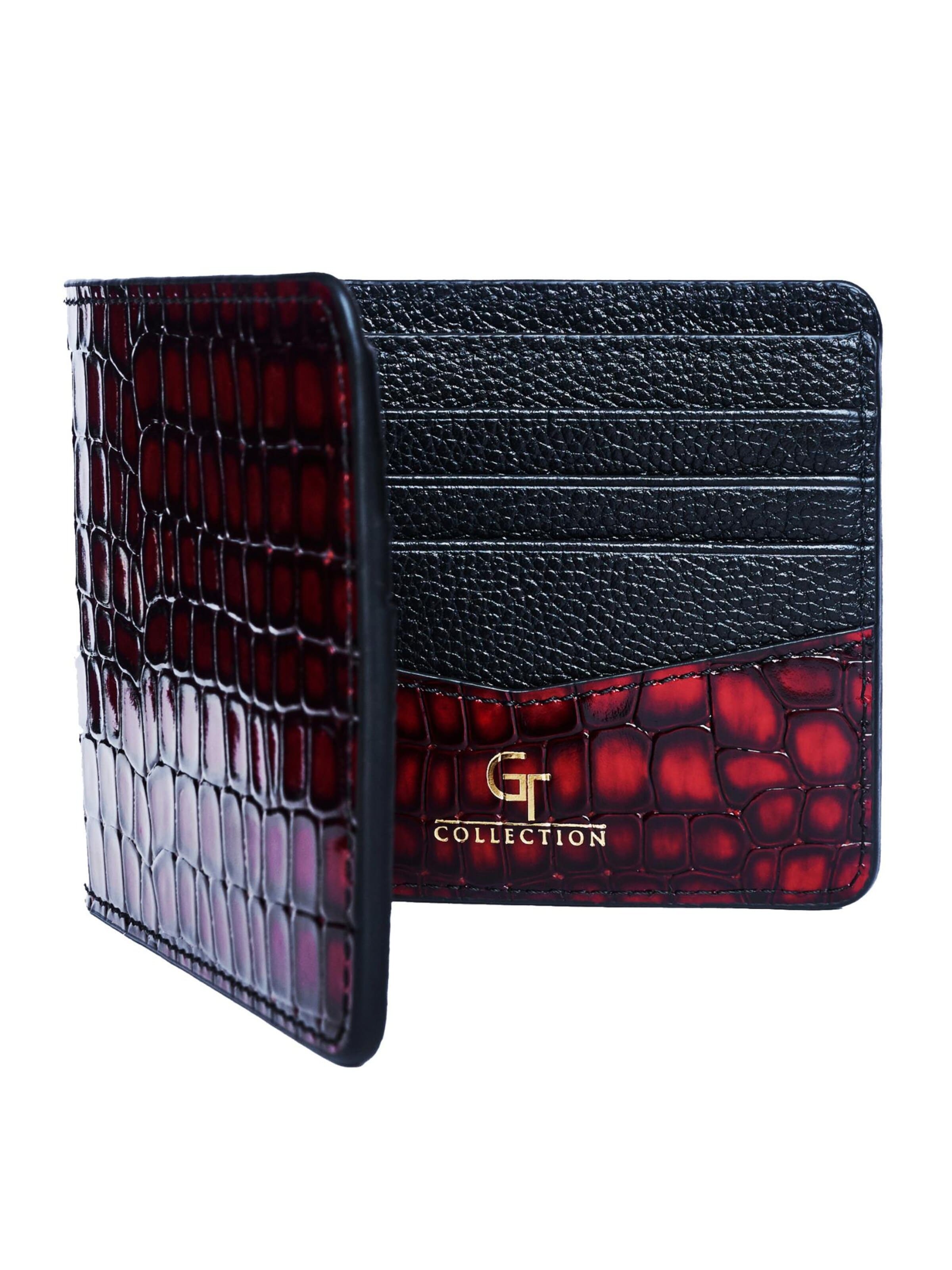 GT Collection Portemonnee 'Croc Prestige' in Rood
