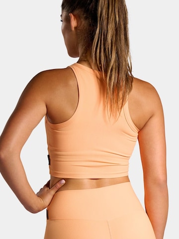 nordicdots Sporttop 'Rib' in Oranje