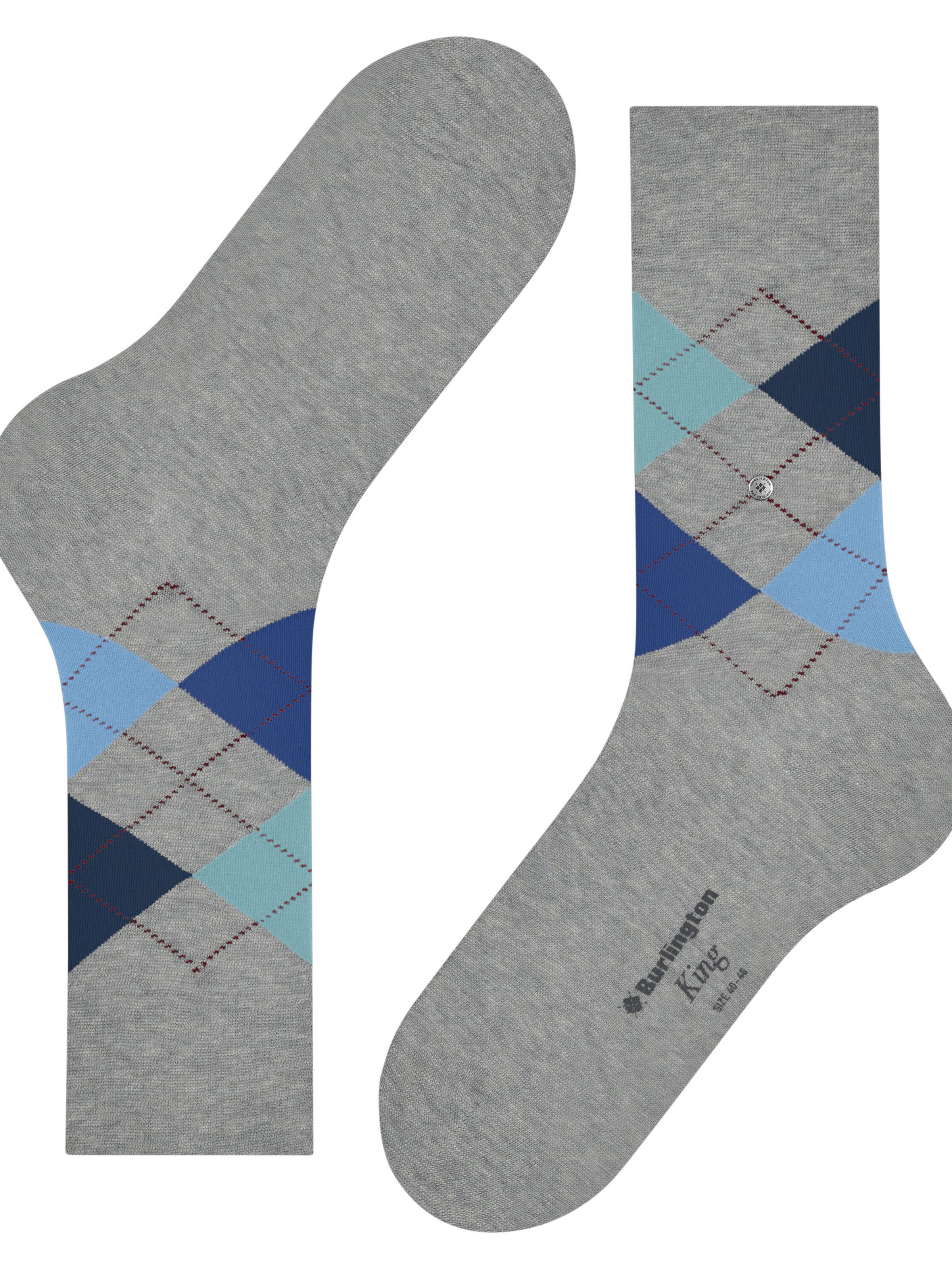BURLINGTON Socks 'King' in Grey