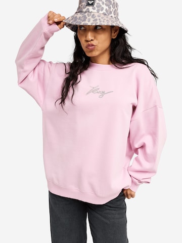 ROXY Sweatshirt in Pink: front