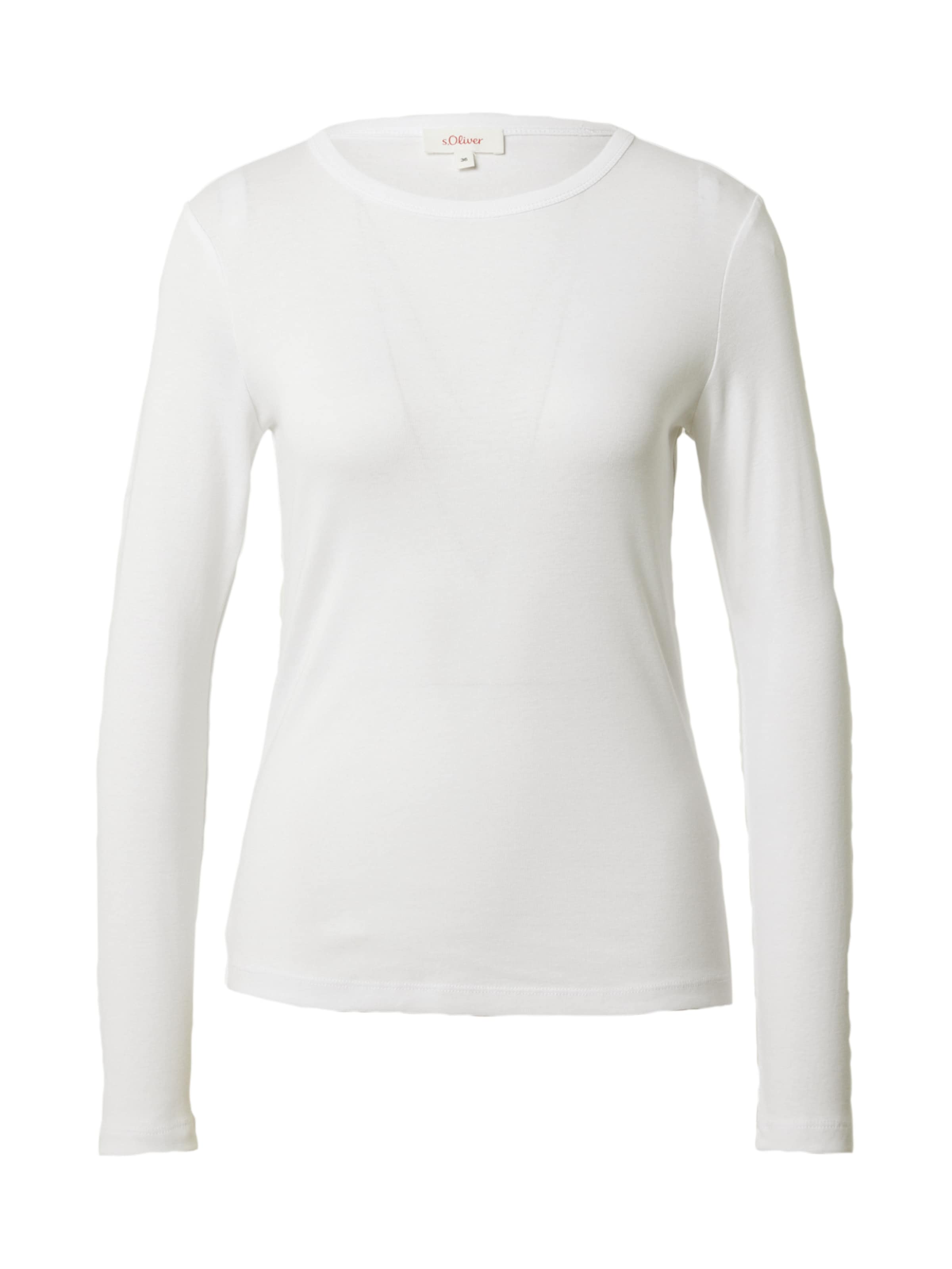 T-shirt s.Oliver en blanc : devant