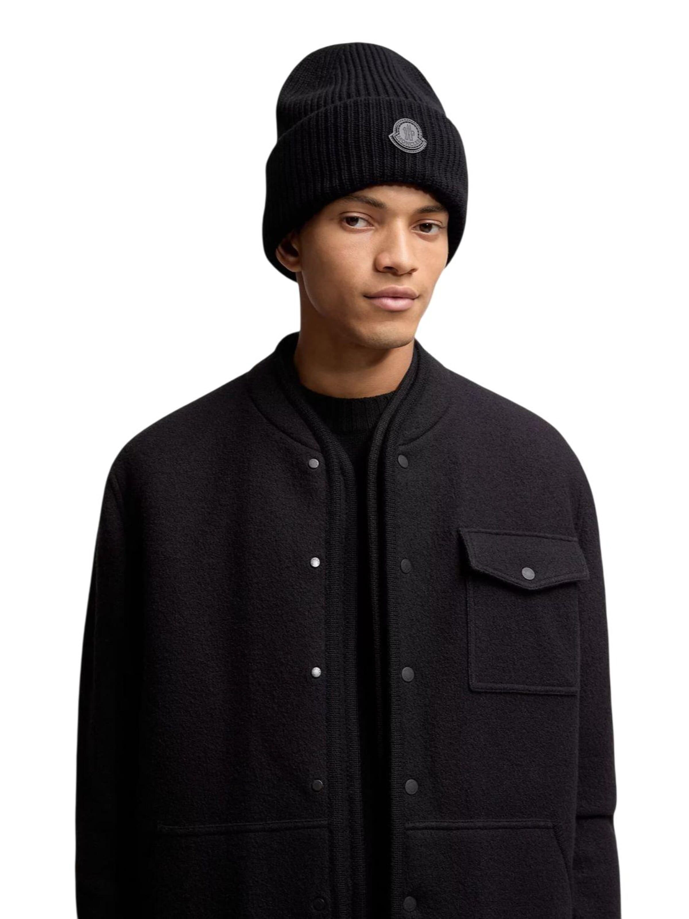 Bonnet 'Moncler Wollmütze' MONCLER en noir