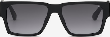 Philipp Plein - Óculos de sol em preto: frente
