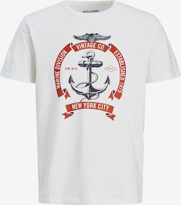 JACK & JONES - Camiseta 'SAILOR' en blanco: frente