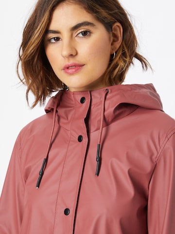 Manteau mi-saison 'ELISA' ONLY en rouge