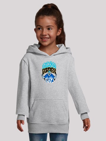 F4NT4STIC Sweatshirt 'Disney Bösewichte Hardes Fire' in Grijs: voorkant