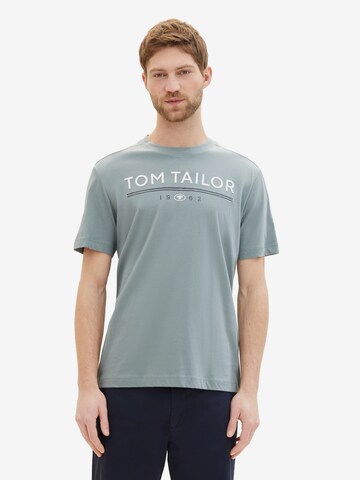 T-Shirt TOM TAILOR en bleu : devant