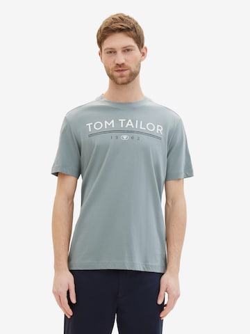TOM TAILOR قميص بلون أزرق: الأمام