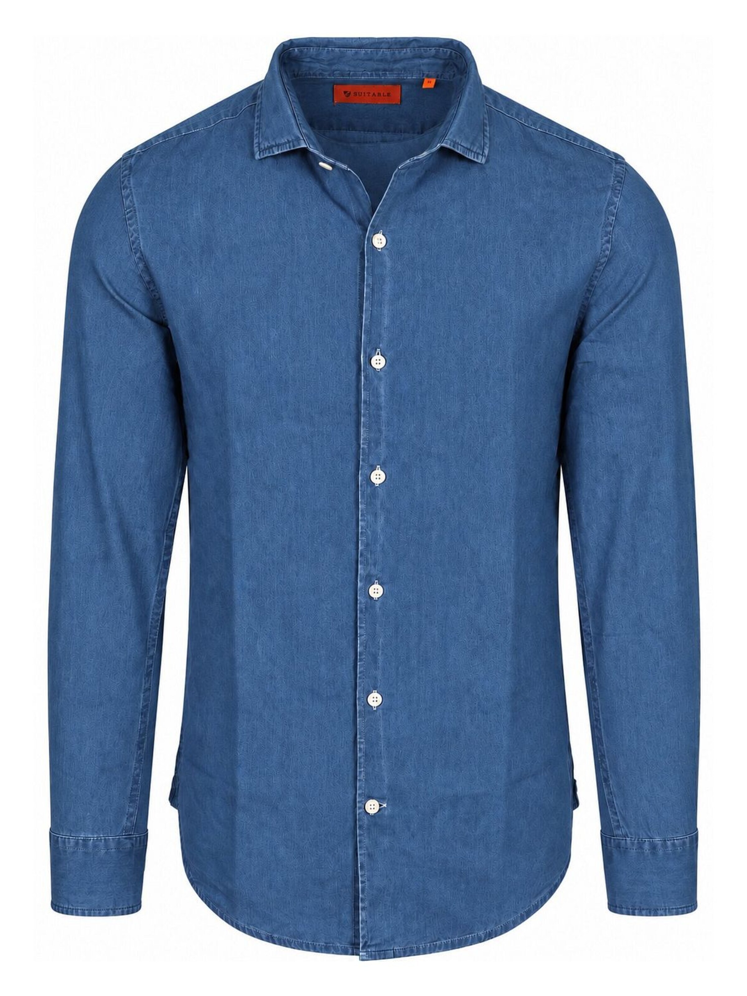 Chemise Suitable en bleu : devant