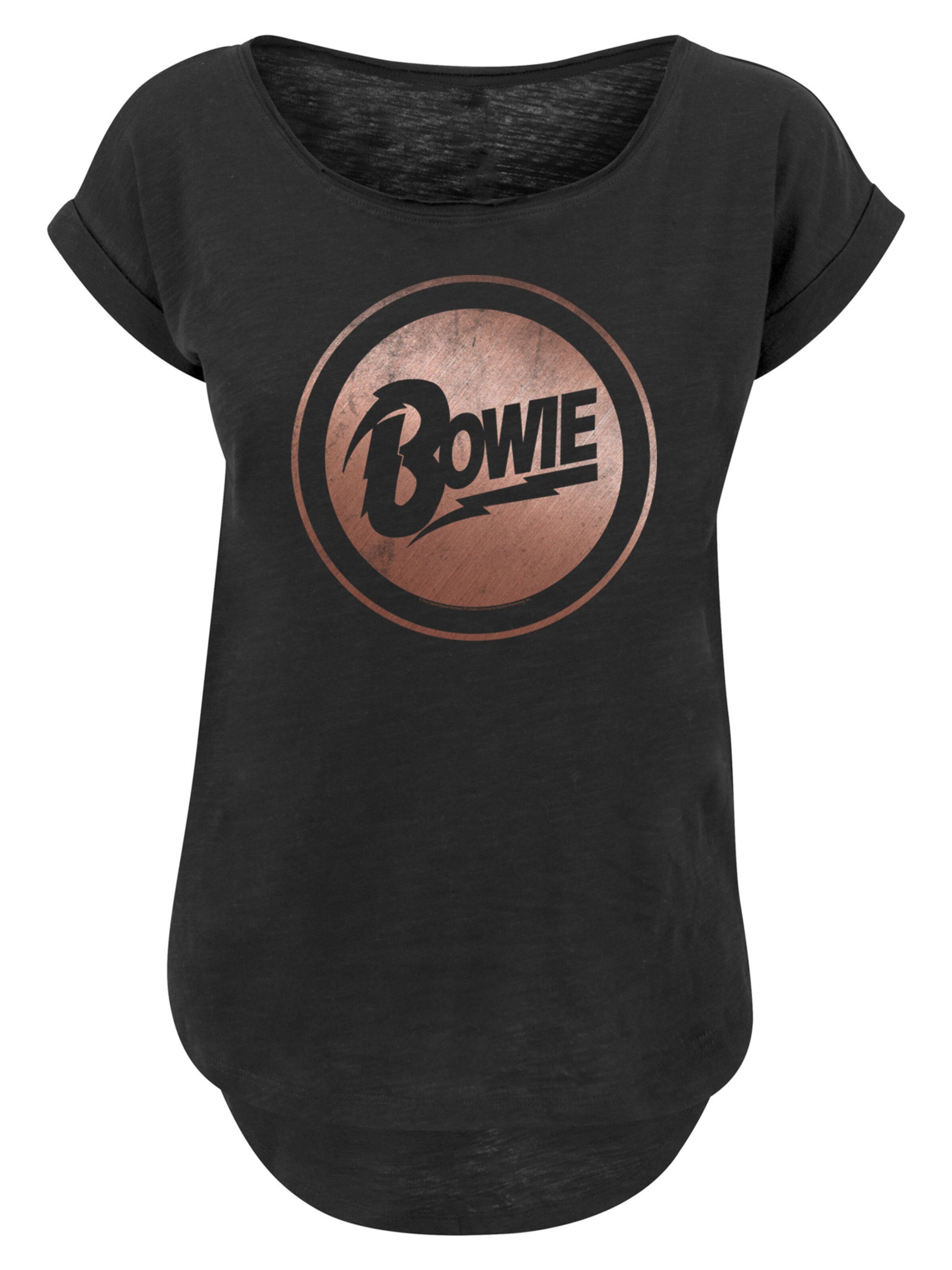 F4NT4STIC Shirt in Zwart: voorkant