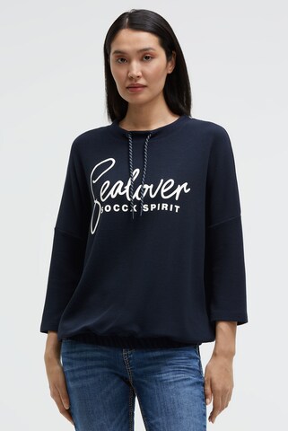 Soccx Sweatshirt in Blue: front