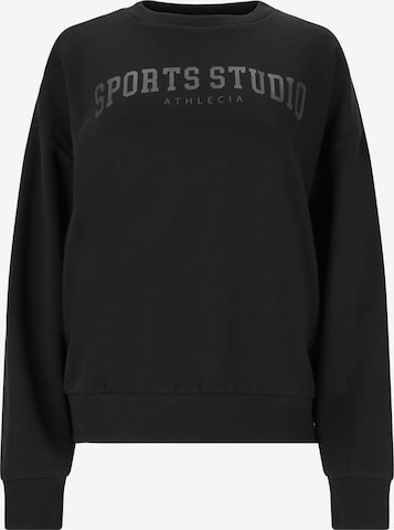 Athlecia Sportief sweatshirt 'Giannis' in Zwart: voorkant