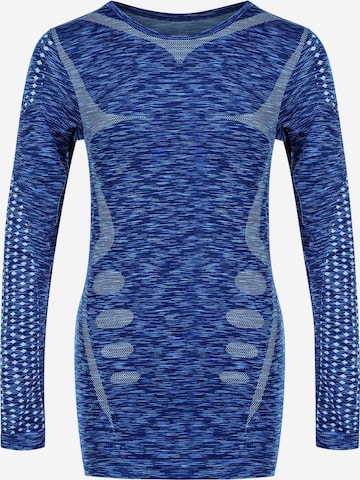ENDURANCE Functioneel shirt 'Seamless Shirt W XQL' in Blauw: voorkant
