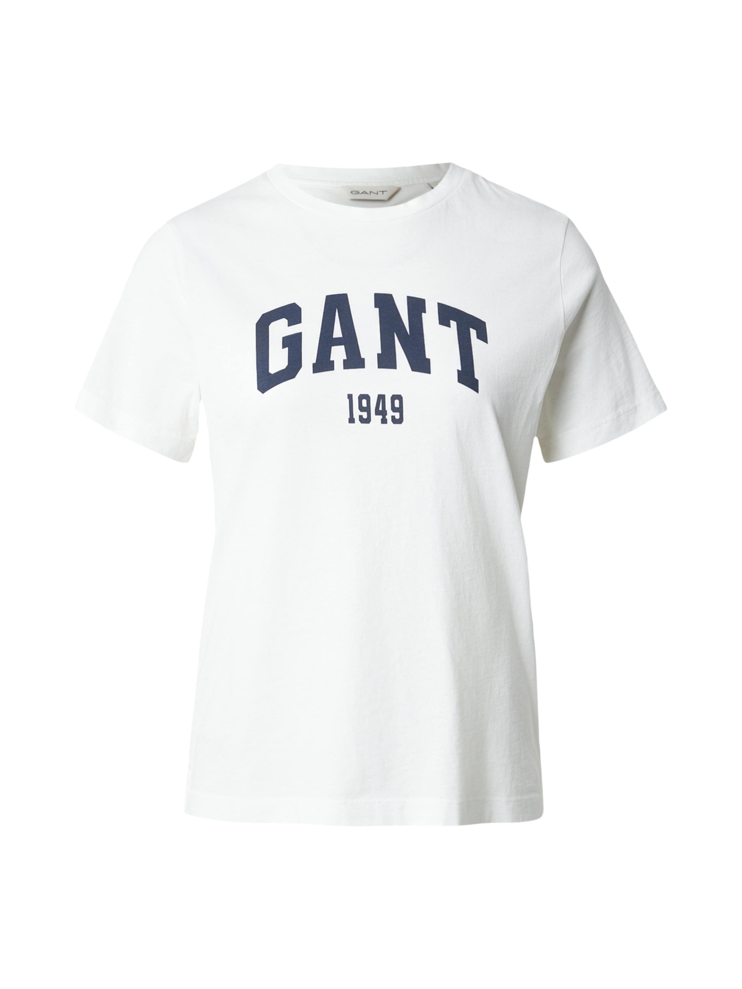 Tricou de la GANT pe alb: față
