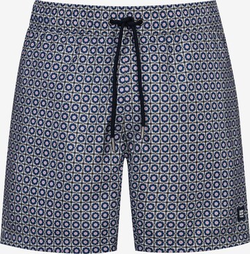 Mey Zwemshorts 'Color Geo' in Blauw: voorkant