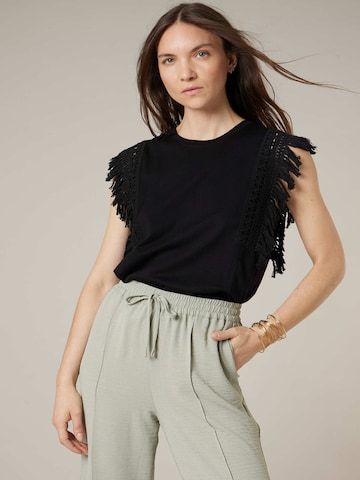 T-shirt 'Dayna' Deeluxe en noir : devant