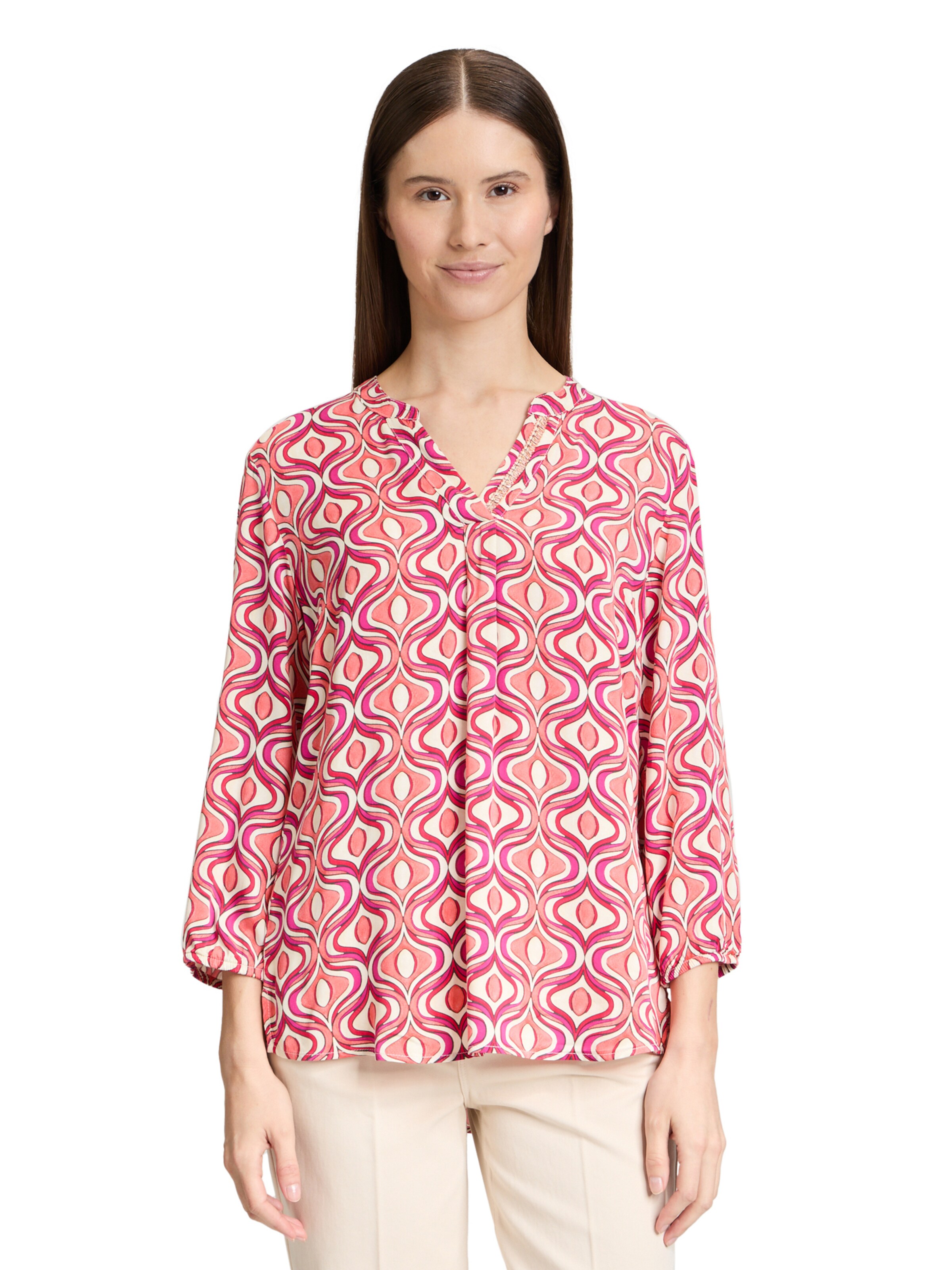 Chemisier Cartoon en rose : devant