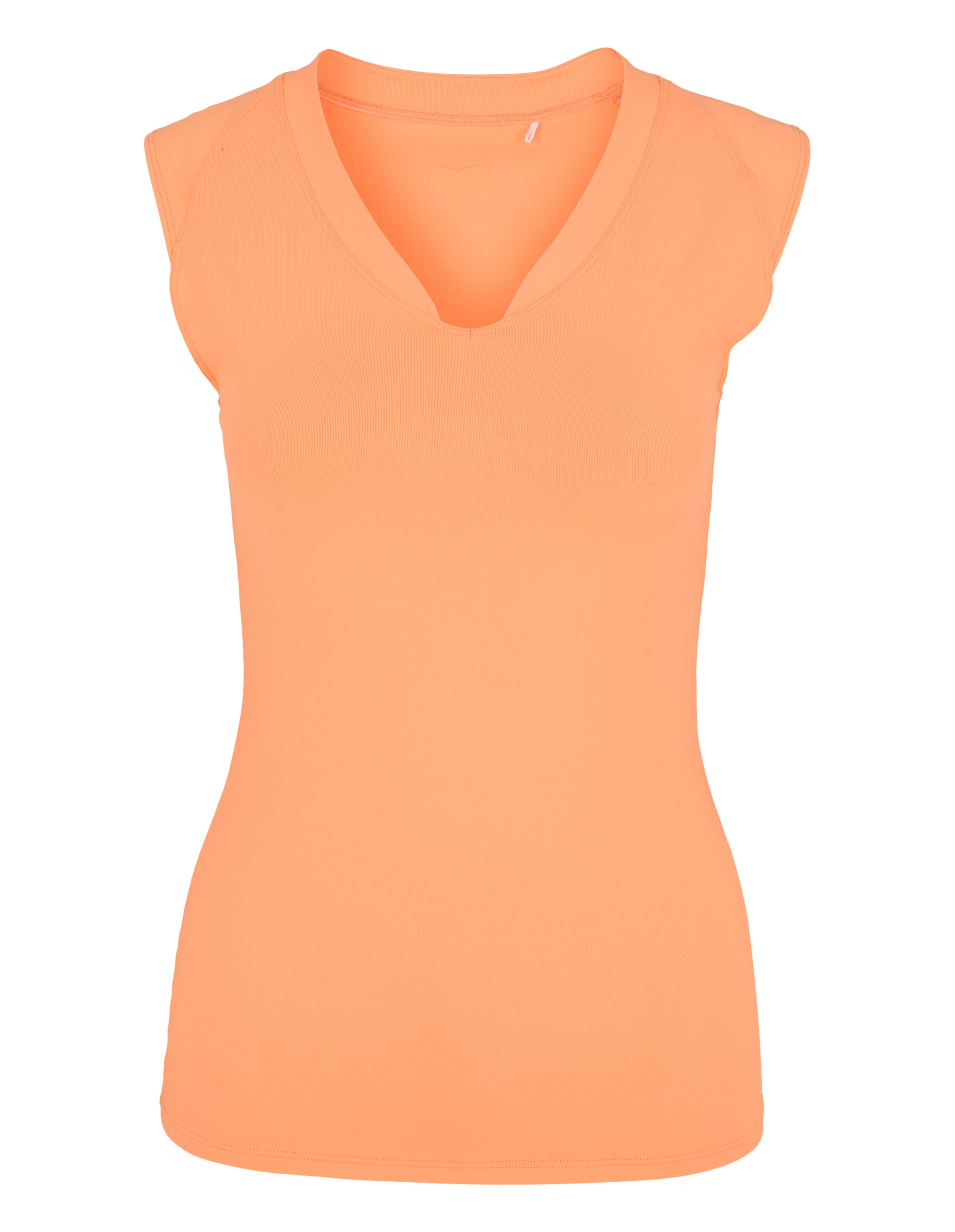 VENICE BEACH Sports Top in Orange: front