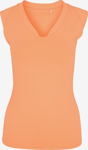 VENICE BEACH Sports Top in Orange: front