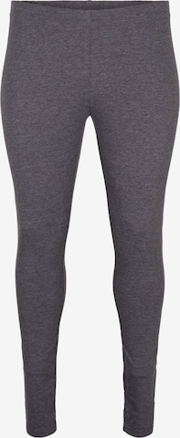 Zizzi Skinny Leggings in Grijs: voorkant