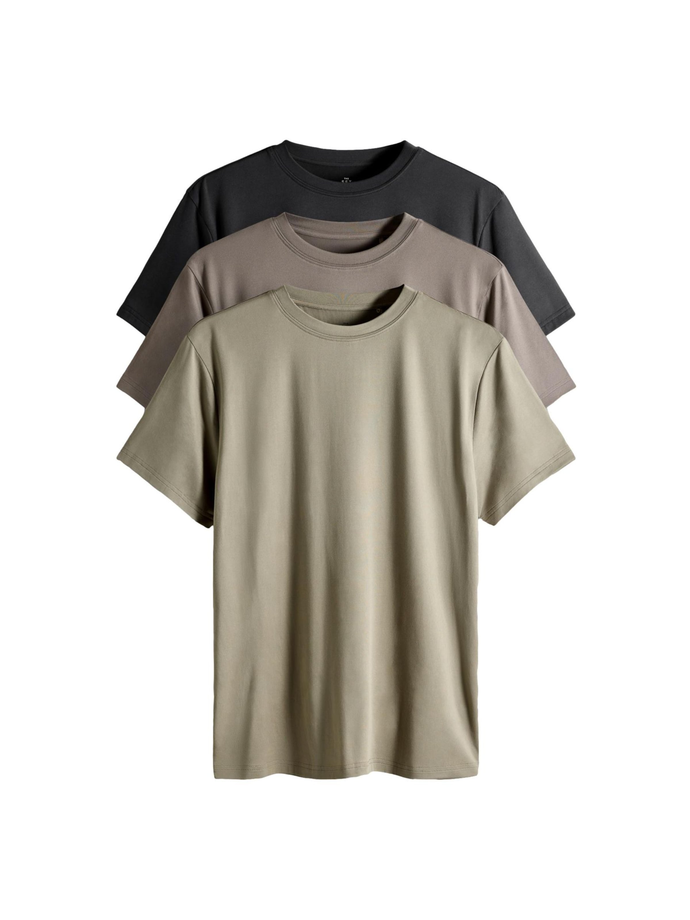 T-Shirt The Set en marron : devant