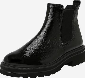 Paul Green Chelsea Boots in Schwarz: predná strana