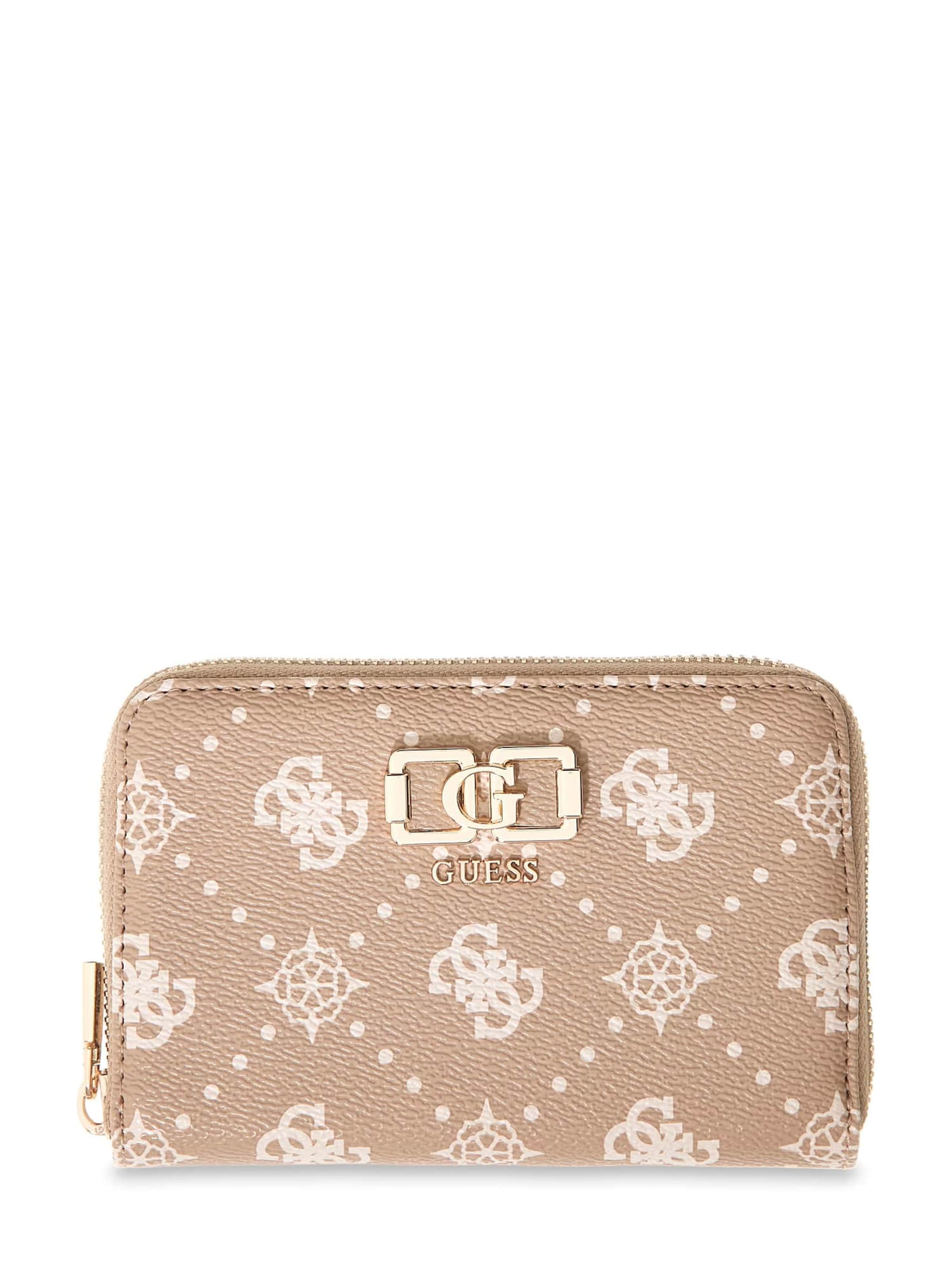 GUESS Wallet 'Emelie' in Beige: front