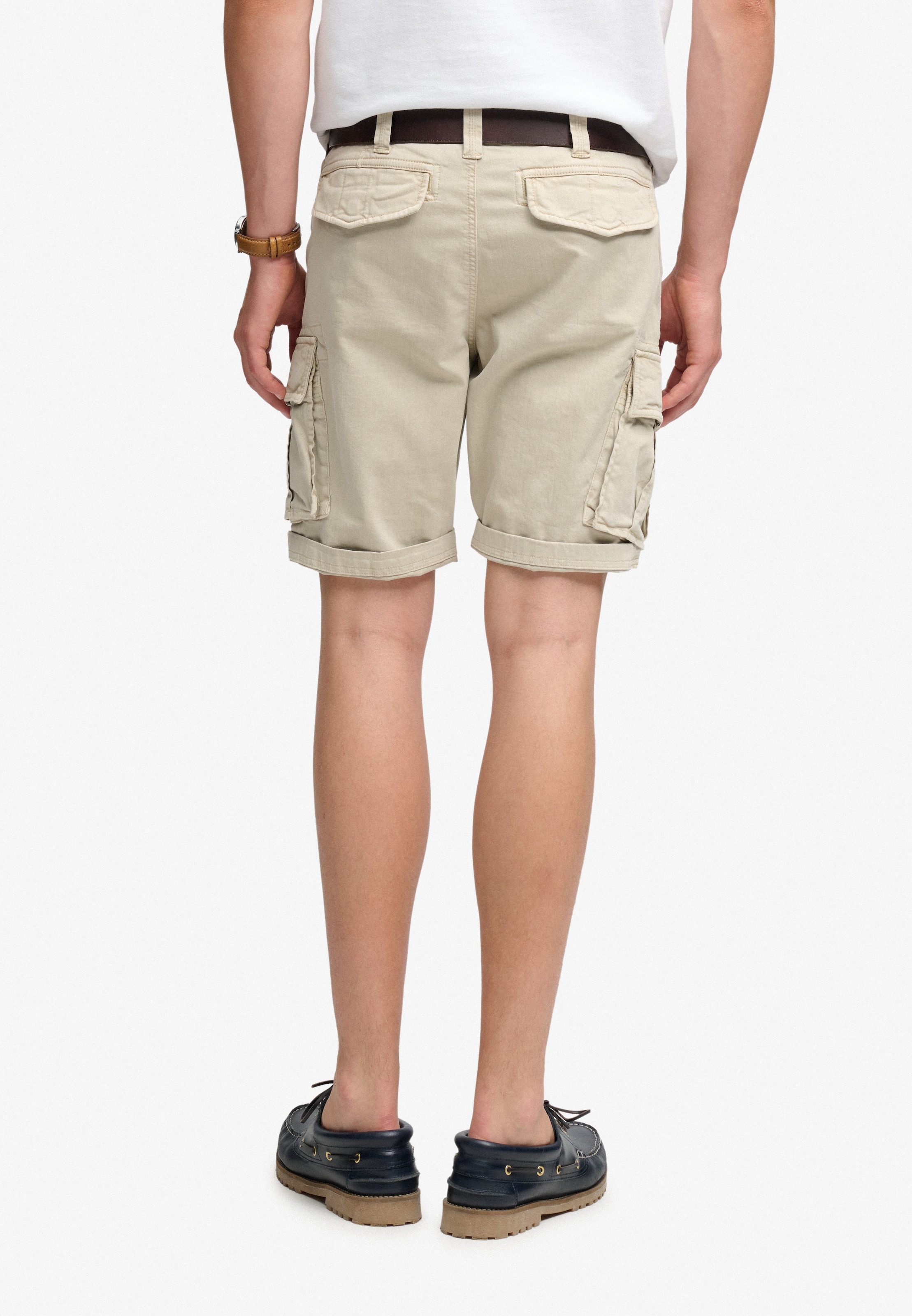 Superdry & Co Regular Cargo Pants in Beige