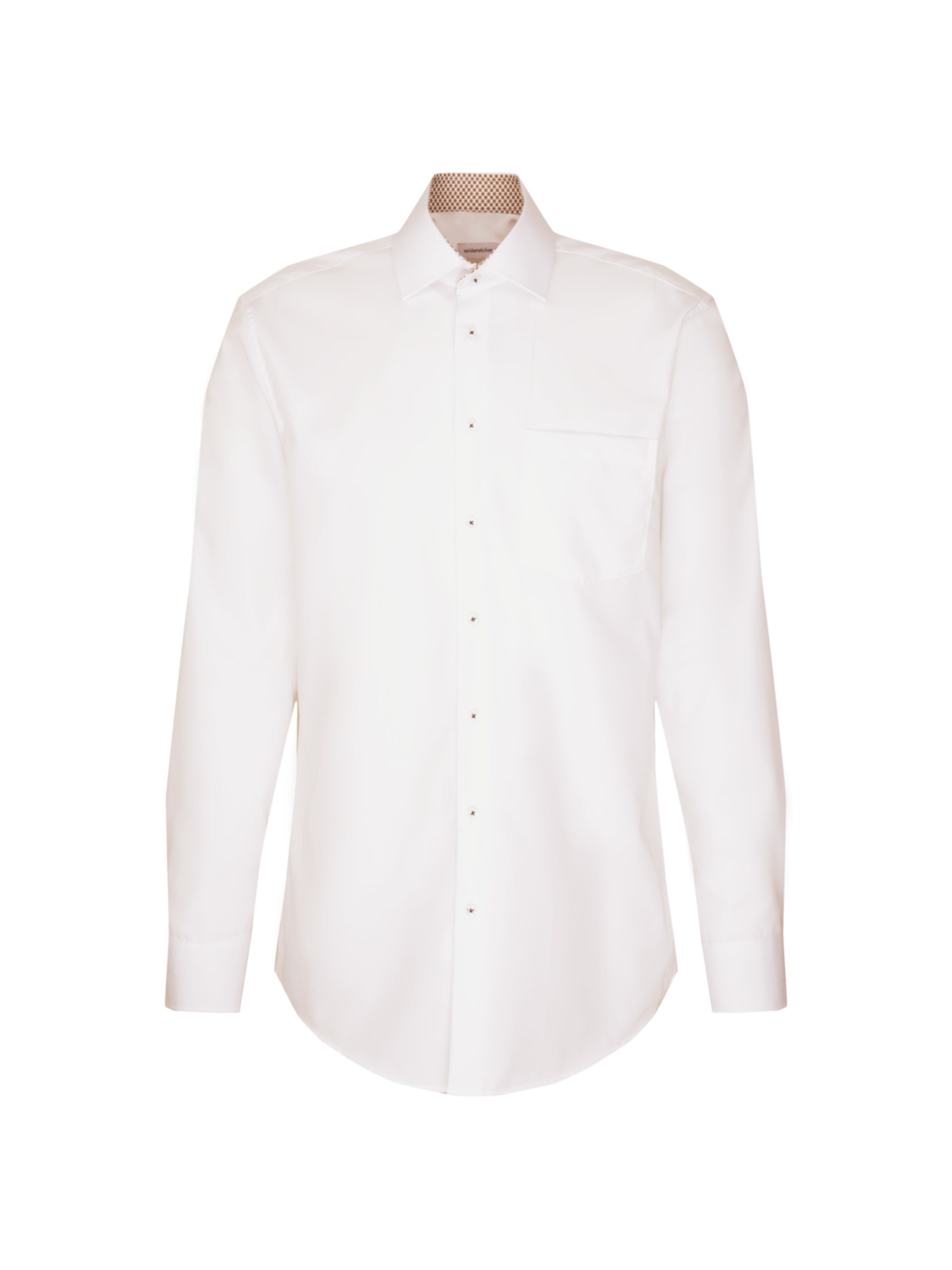 SEIDENSTICKER Regular fit Business shirt in White: front