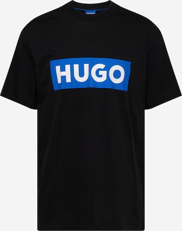 HUGO Shirt 'Nico' in Black: front