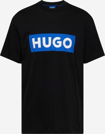 HUGO Blue T-Shirt 'Nico' in Schwarz: predná strana