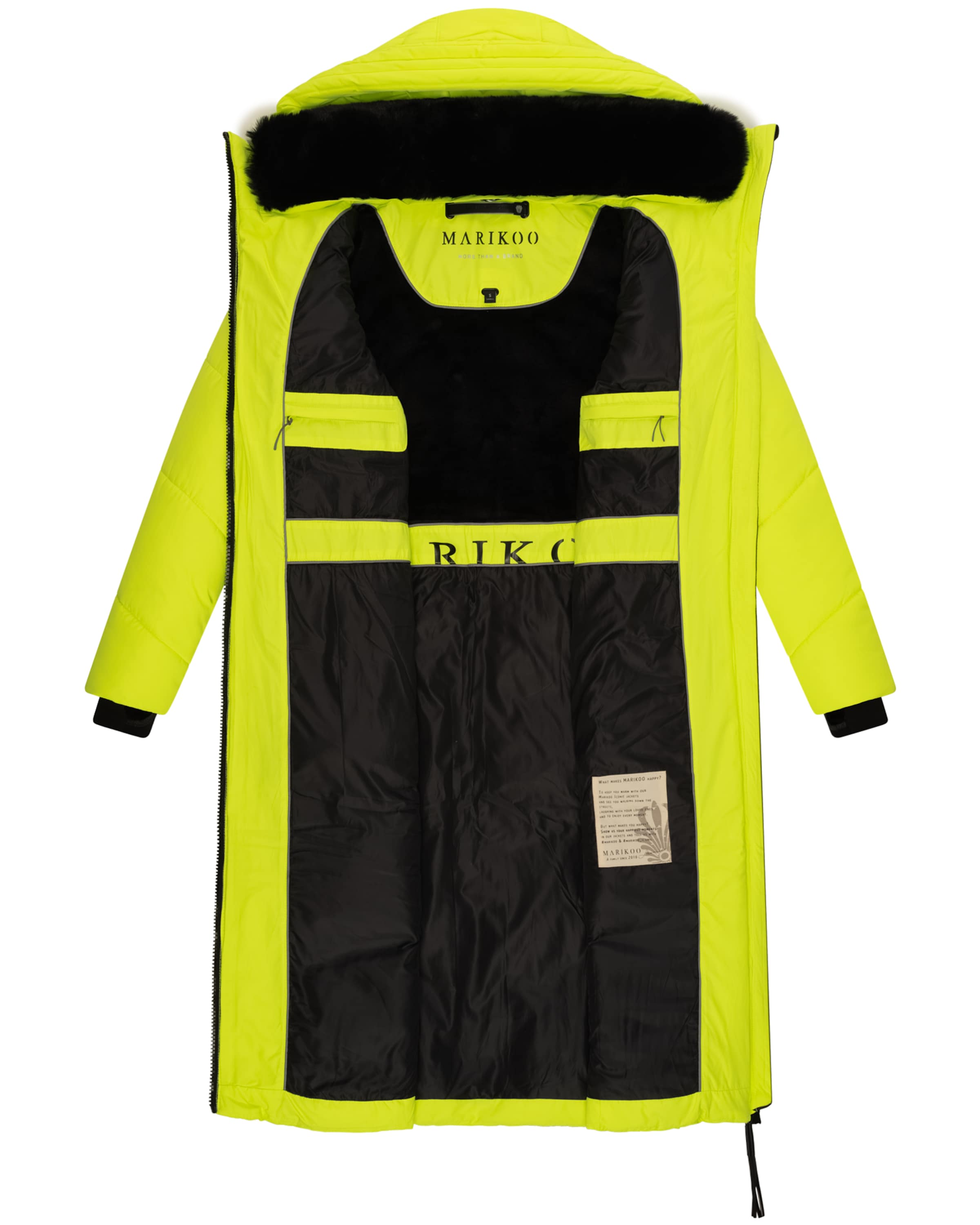 Cappotto invernale 'Nadaree XVI' di MARIKOO in giallo