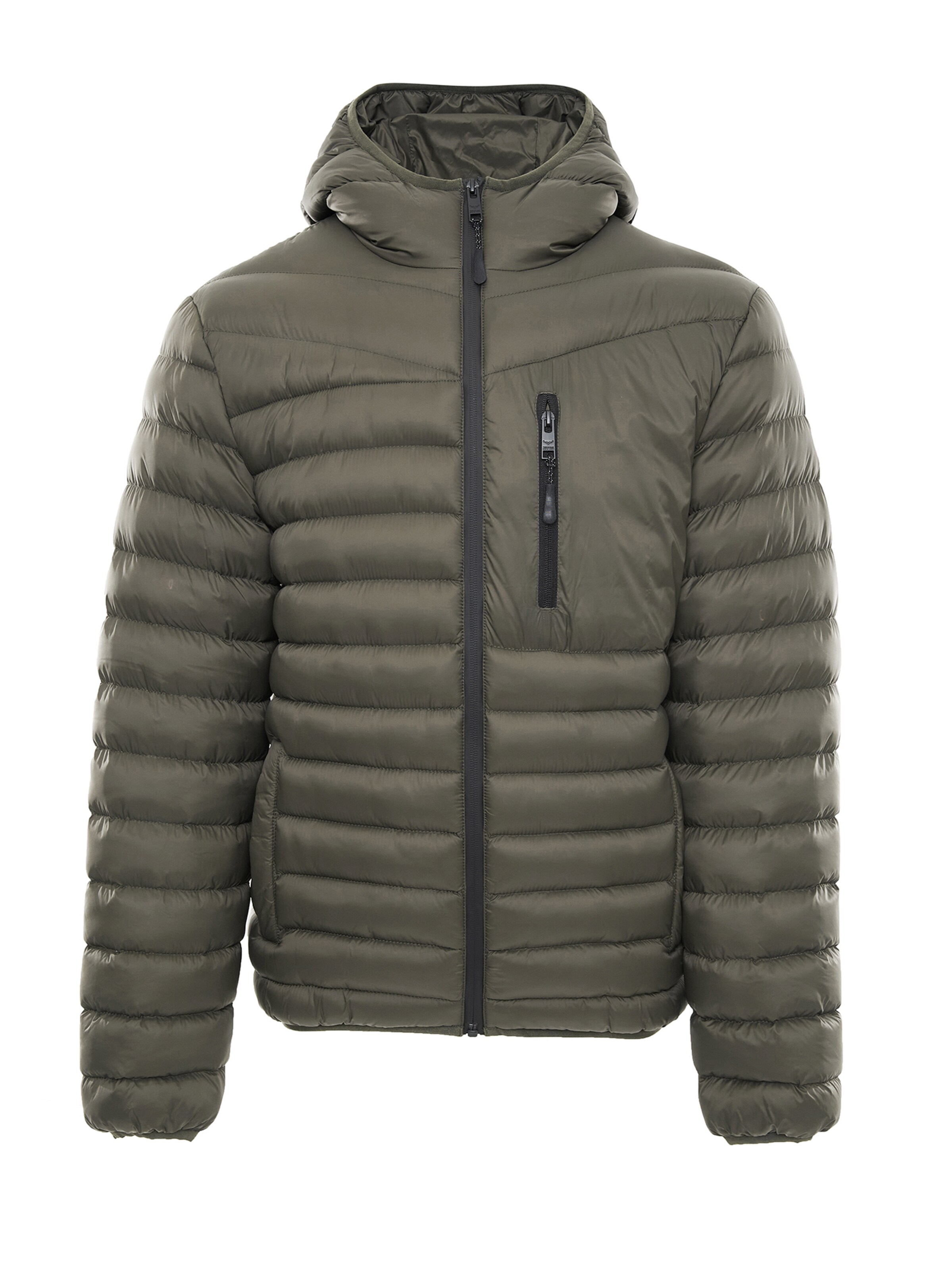 Threadbare Jacke 'Craven' in Grün: Vorderseite