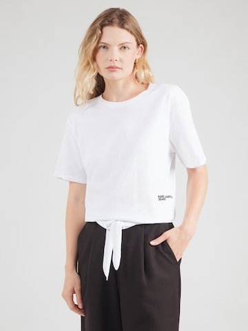 KARL LAGERFELD JEANSMajica - bijela boja: prednji dio