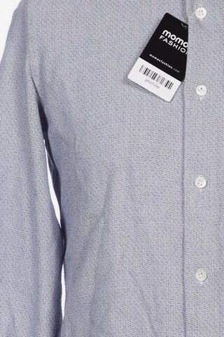 LUIGI BORRELLI NAPOLI Button Up Shirt in S in Blue