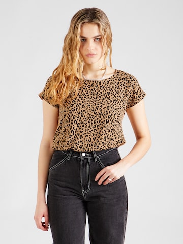 ONLY Blouse 'VIGGA' in Bruin: voorkant