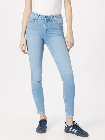 Lee Skinny Jeans 'Scarlett' in Blauw: voorkant